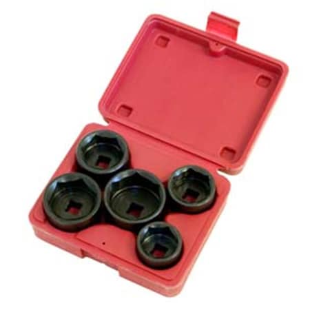 Tool Time 5 Pieces Filter Socket Set TO67991